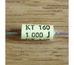 Kondensator 1000 pF 160 V 5 % axial ( MKT )